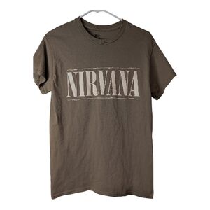 NIRVANA Short Sleeve Brown Tee